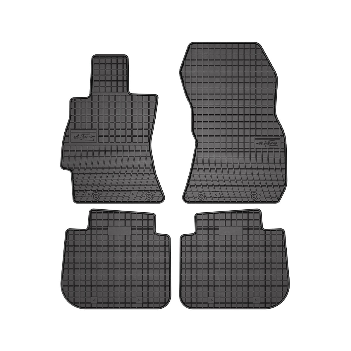 Subaru Legacy Floor Mats - Omac - El Toro Rubber - Black - '06-'09 Subaru Legacy Floor Mats - Omac - El Toro Rubber - Black - '06-'09